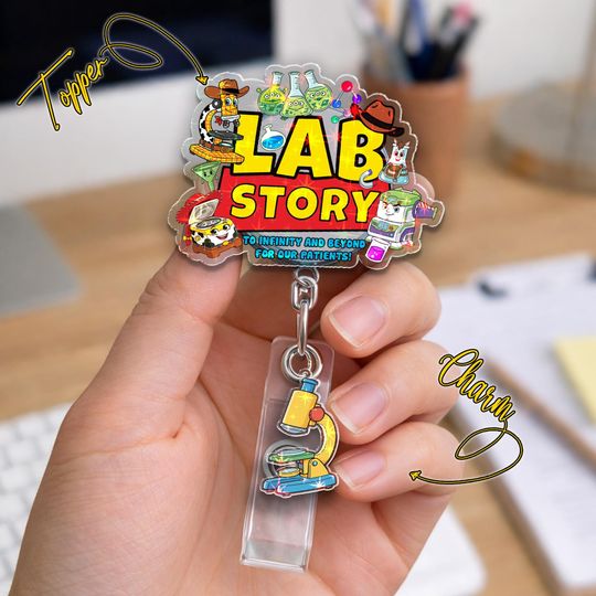 Discover Lab Week 2026 Badge Reel Lab Scientist Badge Blood Bank Laboratory Badge Reel Phlebotomist Badge Reel Lab Tech Gift Lab Story Gift C2CG07
