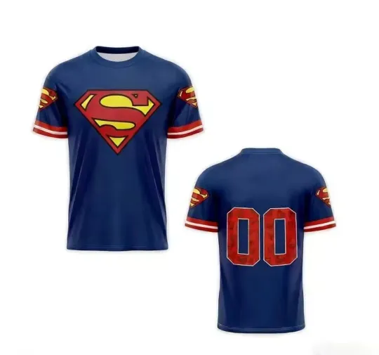 Kids & Adults Superman 3D Printed T-Shirt