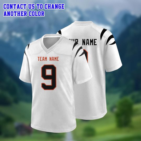 Discover Custom Cincinnati Football Jersey Personalized Uniform Team Name Number Logo Shirt clothes Men women and kids Game Day Outfit