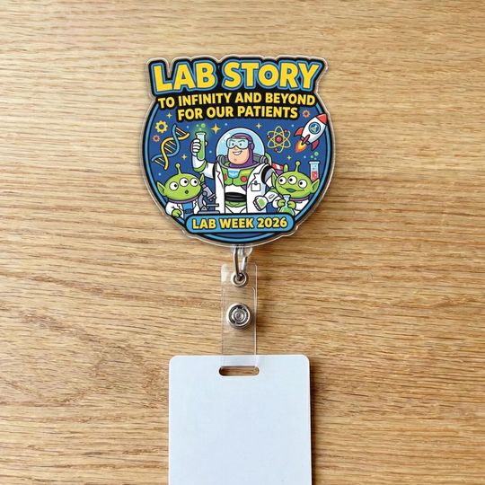 Discover Lab Week 2026 Badge Reel Lab Scientist Badge Blood Bank Laboratory Badge Reel Phlebotomist Badge Reel Lab Tech Gift Id Holder AYAM06