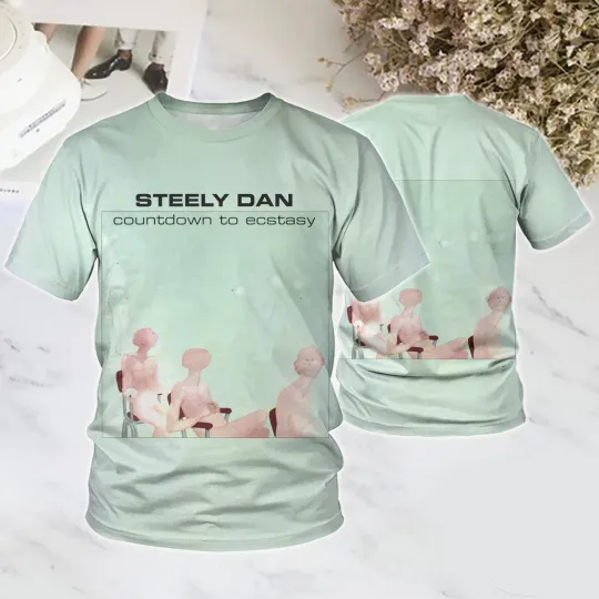Discover Steely Dan Countdown To Ecstasy Album Cover 3D T-Shirt