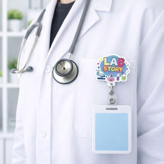Discover Toy Story Alien Lab Week 2026 Badge Reel, Lab Story Medical Badge Holder, Science Lab Tech Gift, Phlebotomist Lab Week Accessory 10