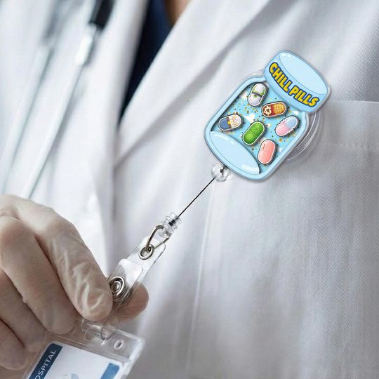 Toy Story Lab Week 2026 Badge Reel, Lab Story Retractable ID JCU105