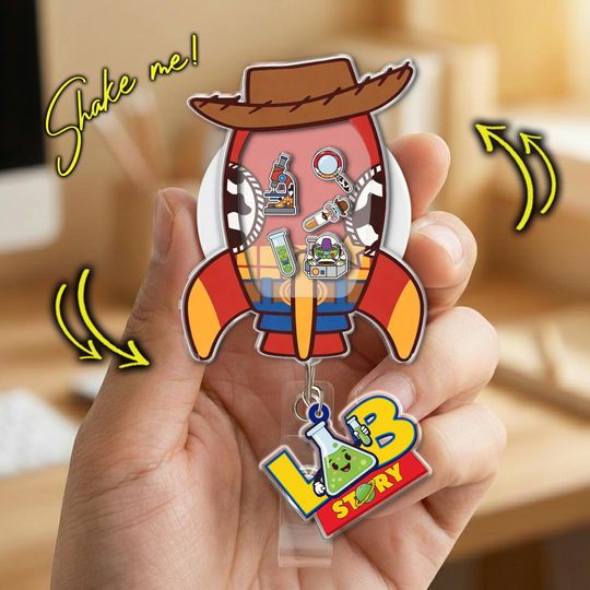 Discover Lab Week 2026 Badge Reel , Lab Story ID Holder, Laboratory Tech ID Holder Science Gift for Lab Team Medical Assistant Phlebotomist G6G302