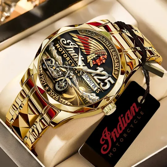 Discover Motorcycle 125th Anniversary Alloy Luxury Quartz Watch