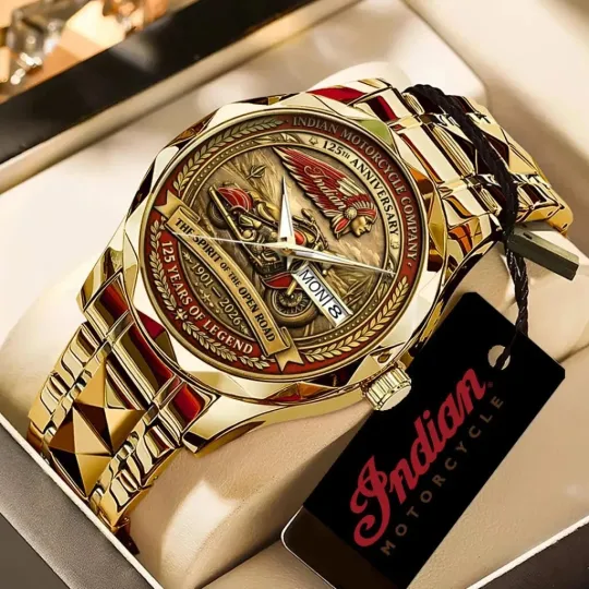 Discover Motorcycle 125th Anniversary Alloy Luxury Quartz Watch