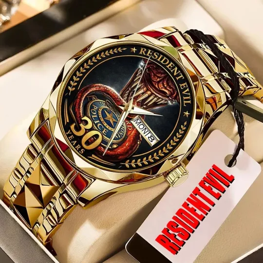 Discover Resident Evil 30th Anniversary Alloy Luxury Quartz Watch