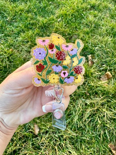 Discover Surpise Songs Piano Flowers inspired Badge Reel | Book Badge Clip | Badge Holder | Read Badge  | nurse | teacher | eras tour