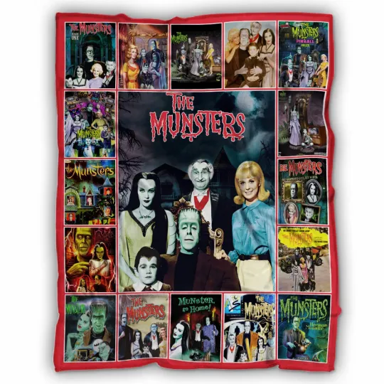 Discover The Munsters Blanket, The Munsters Fleece, Sherpa Blanket Super Soft Comfy Warm