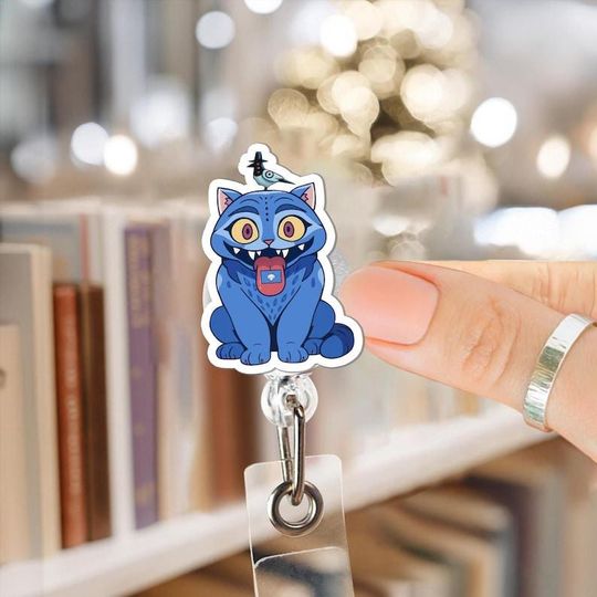 Cute Derpy Badge Reel, Kpop Demon Hunters ID Holder Badge Reel, Kpop Saja Boys Badge Reel, Kpop Huntrix Badge Reel, Demon Hunters Gifts