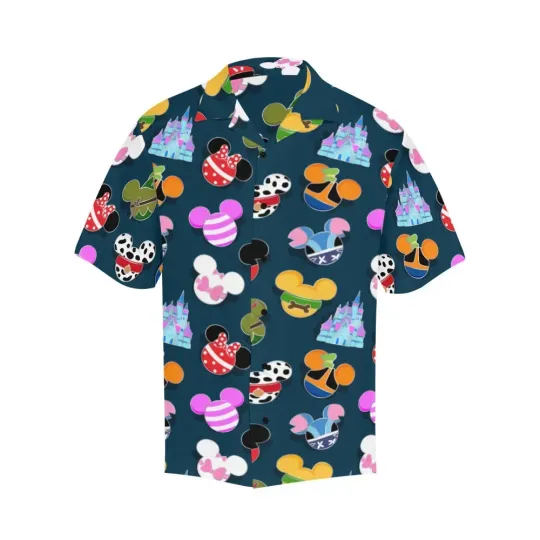 Discover Disney Mickey Hawaiian Shirt in Teal