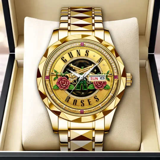 Discover Roses Alloy Luxury Quartz Watch