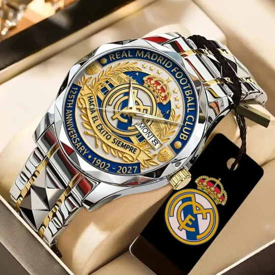Discover Madrid 125th Anniversary Alloy Luxury Quartz Watch
