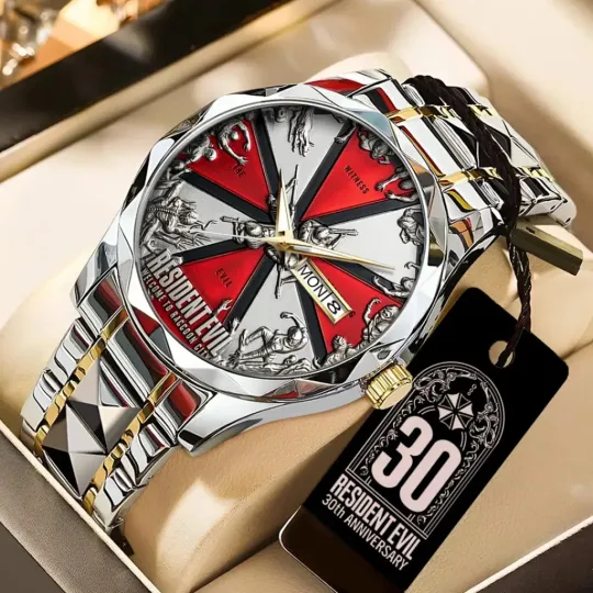 Discover Personalized Resident Evil Alloy Luxury Quartz Watch