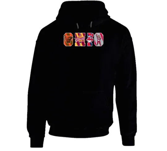 Discover Cleveland Ohio Sports Teams Hoodie for Basketball, Football, College, Baseball