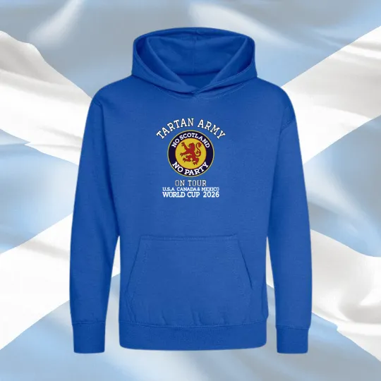 Scotland Football Tartan Army Hoodie World Cup 2026 Tour Dates
