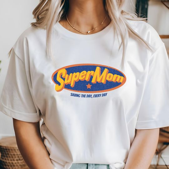 Discover Super Mom Shirts, Mother's Day Shirt, Super Mother Tee, Super Mom Gift Shirt, Mother's Day Gift,Best Mom Shirt