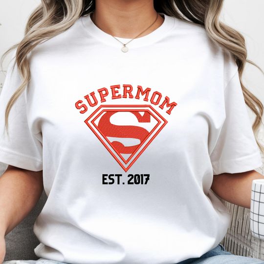 Discover Super Mom Shirt Mothers Day Gift Mom Est Mom Tee