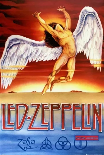 Discover LED ZPELIN Zoso Rock Poster 24 x 36