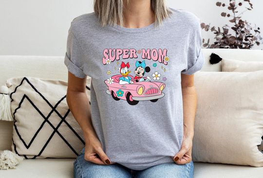 Discover Minnie Super Mom Shirt, Family Vacation Shirt, Mother's Day Shirt, Gift For Mom, Gift for Wife