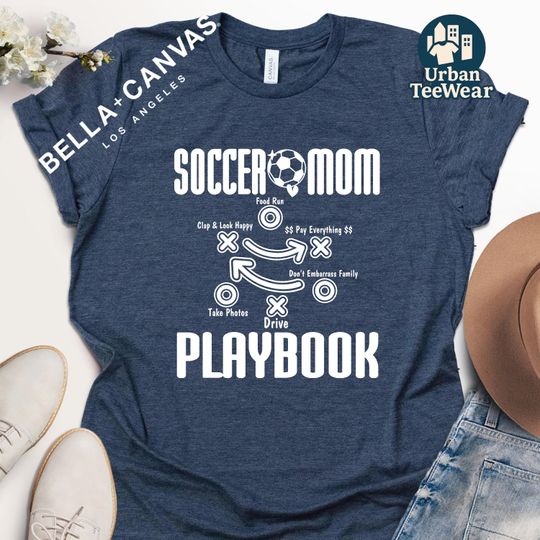 Discover Funny Soccer Mom T-Shirt: Gameday Mom Life Graphic Tee