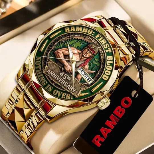 Discover Rambo 45th Anniversary Alloy Luxury Quartz Watch