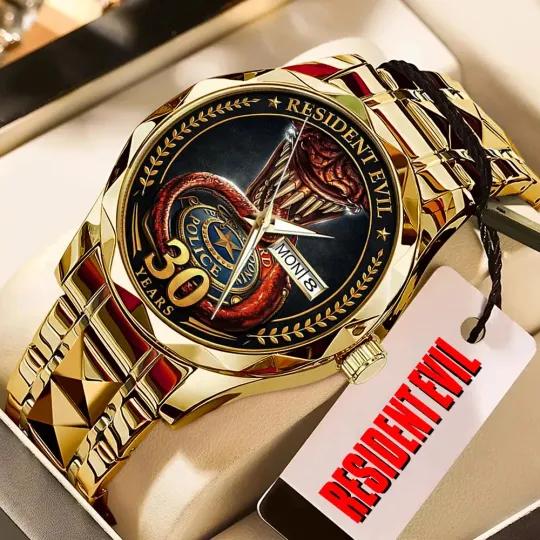 Discover Resident Evil 30th Anniversary Alloy Luxury Quartz Watch