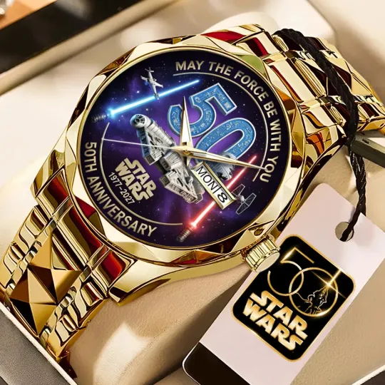 Discover Star Wars 50th Anniversary Alloy Luxury Quartz Watch