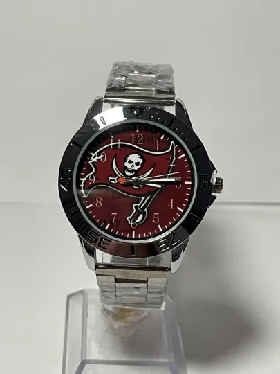 Discover Tampa Bay Buccaneers Stainless Steel Men's Watch