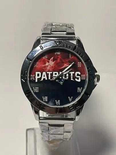 Discover New England Patriots Stainless Steel Men’s Watch