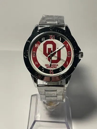 Discover Oklahoma Sooners NCAA Stainless Steel Men's Watch