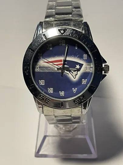 Discover New England Patriots Stainless Steel Men's Watch