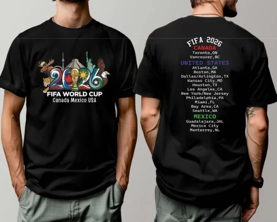 Discover World Cup 2026 Soccer Fan Shirt USA Canada Mexico Football Tee
