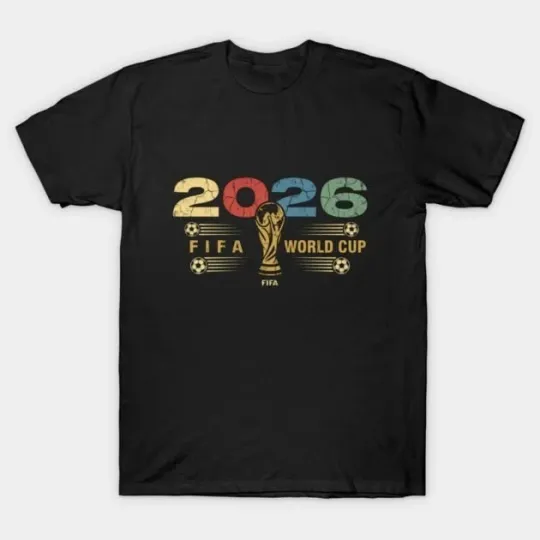 Discover 2026 FIFA World Cup Soccer Fan T-Shirt Football Graphic Tee