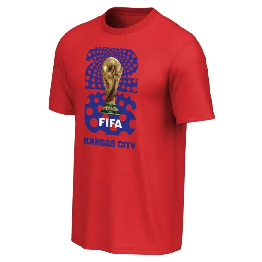 Outerstuff Youth FIFA World Cup 2026 Kansas City Performance Shirt - Red