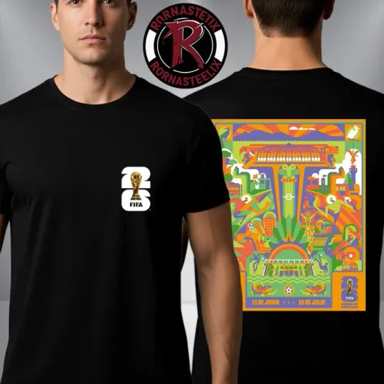 Discover Fifa World Cup 2026 Mexico Host City On July 11 To July 19 T-Shirt