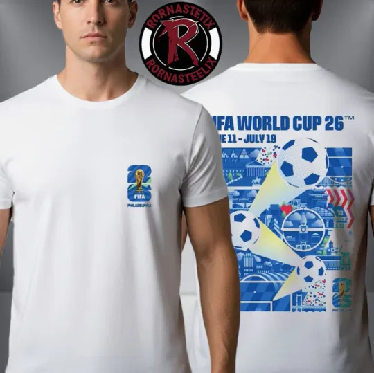Discover Fifa World Cup 26 Philadelphia1 Soccer 2026 On June 11 To July 19 2026 T-Shirt