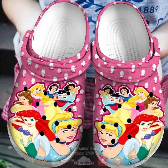 Disney Princess Character Cartoon Clog Shoes, Clogs Shoes For Men Women and Kid