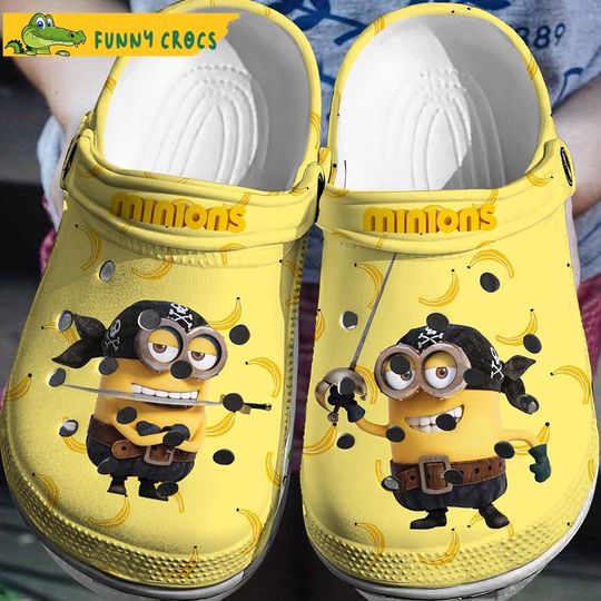 Minion Cartoon Clog Shoes, Clogs Shoes For Men Women and Kid