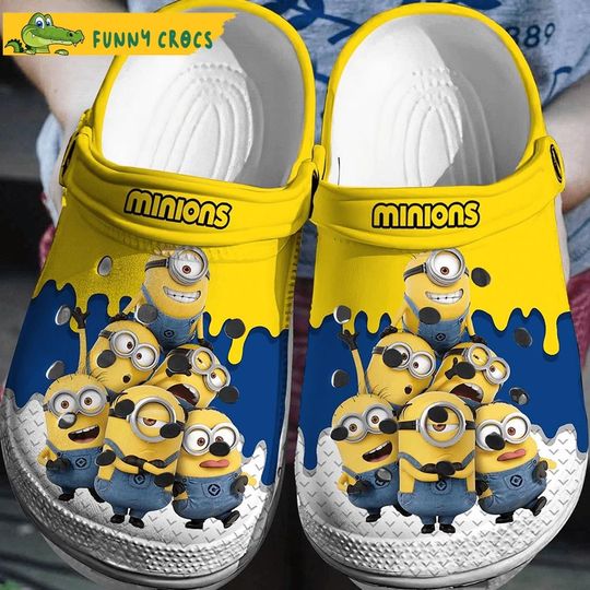 Minion Cartoon Clog Shoes, Clogs Shoes For Men Women and Kid
