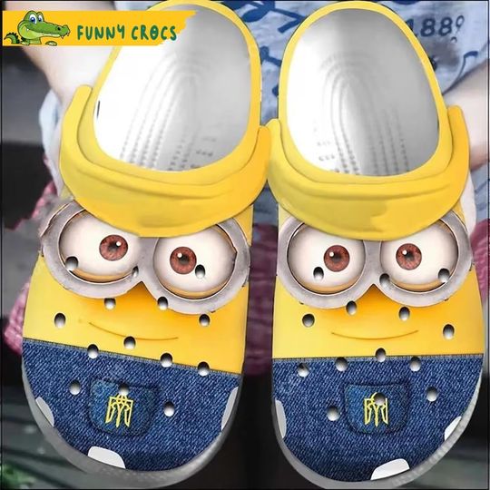 Minion Cartoon Clog Shoes, Clogs Shoes For Men Women and Kid
