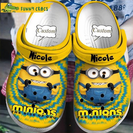 Minion Cartoon Clog Shoes, Clogs Shoes For Men Women and Kid