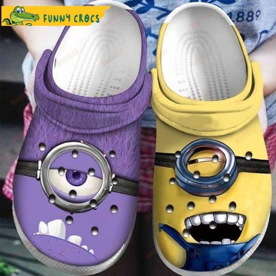 Minion Cartoon Clog Shoes, Clogs Shoes For Men Women and Kid