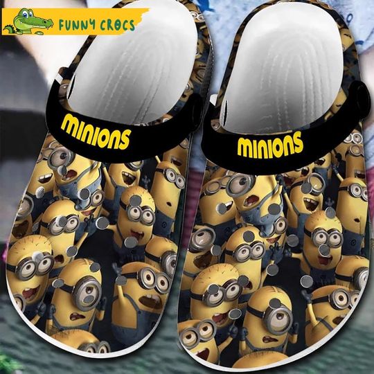 Minion Cartoon Clog Shoes, Clogs Shoes For Men Women and Kid