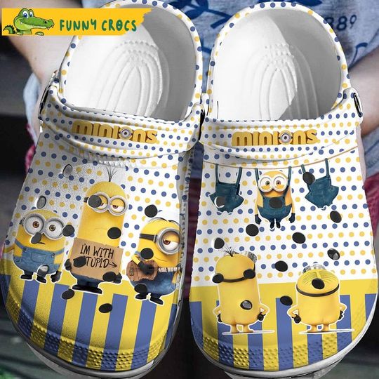 Minion Cartoon Clog Shoes, Clogs Shoes For Men Women and Kid