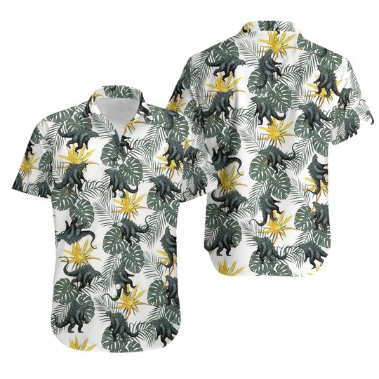 god zilla Tropical Button Shirt, Dinosaur Summer Short For Men, Monster Movie Hawaiian T-Shirt, King Kong Beach Pants, god zilla Fans Gifts