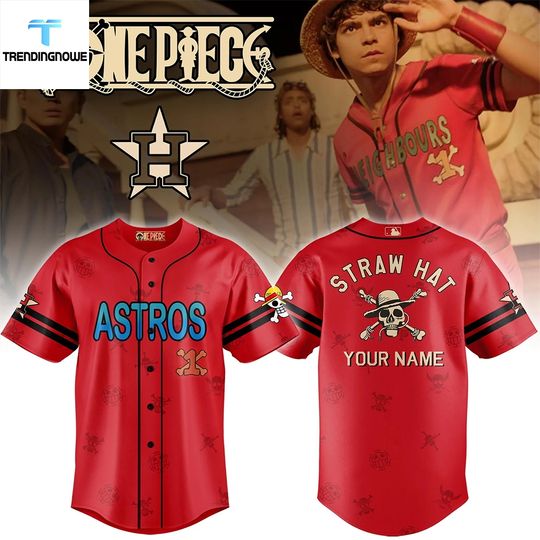 Houston Astros One Piece Live Action Luffy Neighbours Jersey 2026