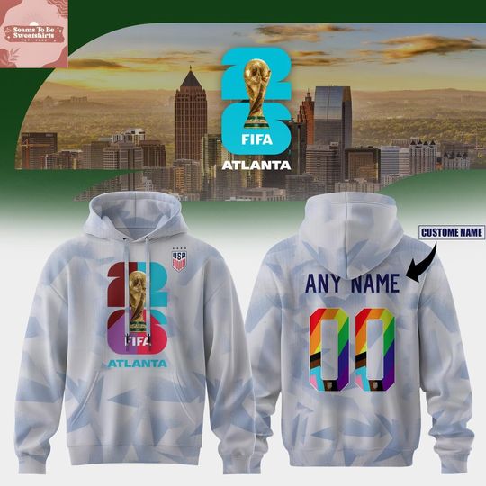 FIFA World Cup 2026 Atlanta Soccer Personalized Hoodie