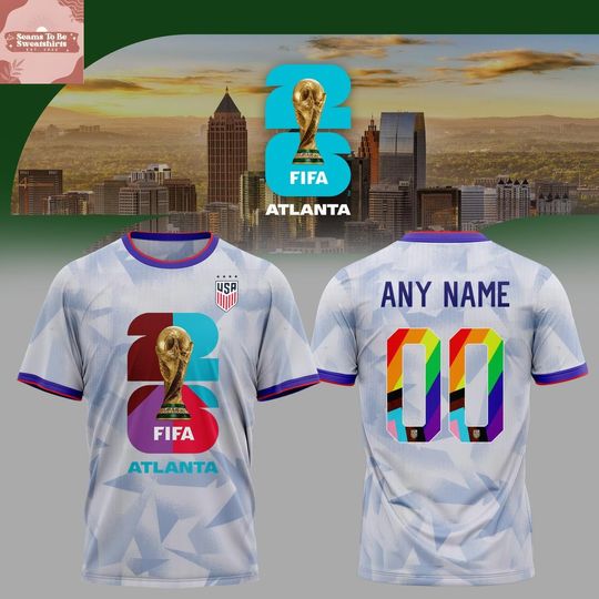 FIFA World Cup 2026 Atlanta Soccer Personalized T-Shirt
