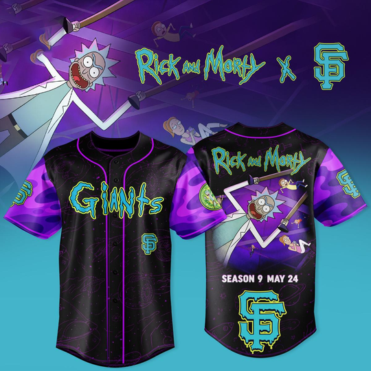 San Francisco Giants x Rick and Rickandmorty 2026 Baseball Jersey